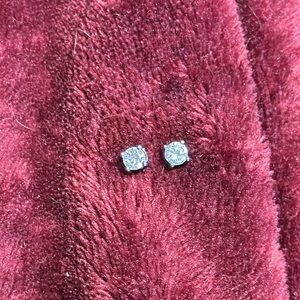 Elegant Silver Stud Earrings